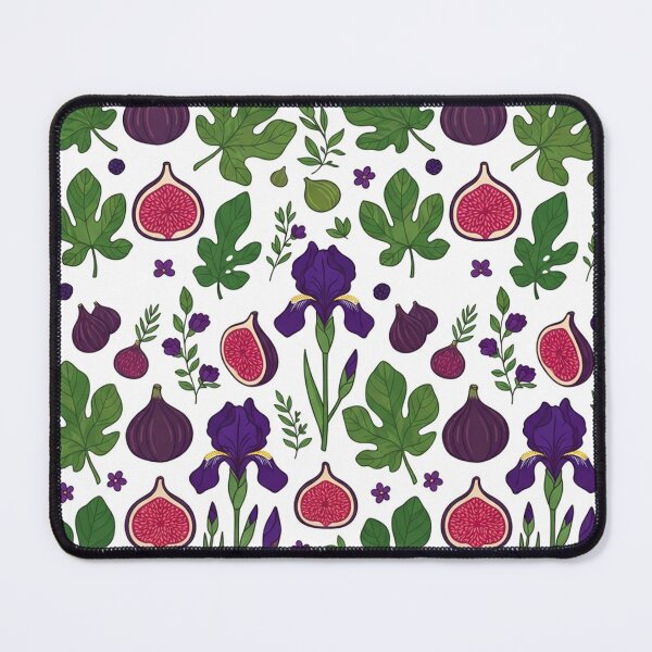 Item preview, Botanical Fig Fruit And Iris Pattern designed and sold by Owcomm.