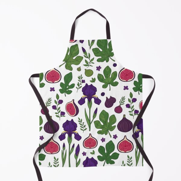Item preview, Botanical Fig Fruit And Iris Pattern designed and sold by Owcomm.