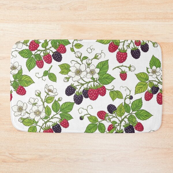 Item preview, Vintage Botanical Raspberry And Blackberry Pattern designed and sold by Owcomm.