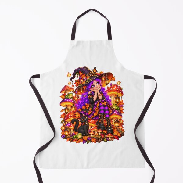 Item preview, Mushroom Witch – Enchanted Autumn Woodland designed and sold by The Cutting Room.