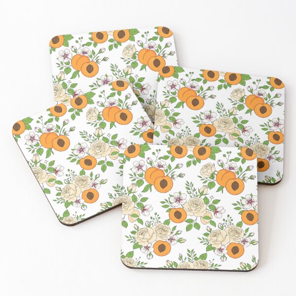 Item preview, Vintage Apricot Peach Blossom Floral Pattern designed and sold by Owcomm.