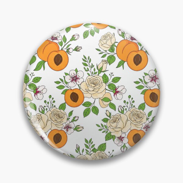 Item preview, Vintage Apricot Peach Blossom Floral Pattern designed and sold by Owcomm.