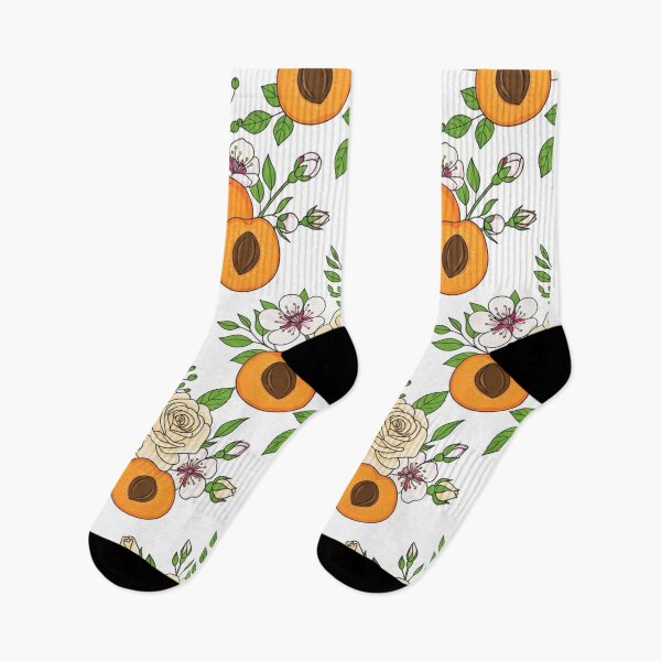 Item preview, Vintage Apricot Peach Blossom Floral Pattern designed and sold by Owcomm.