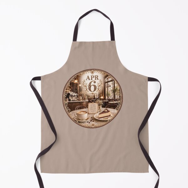 Item preview, April 6 Cozy Cafe Birthday Coffee Design designed and sold by LunaMoments.
