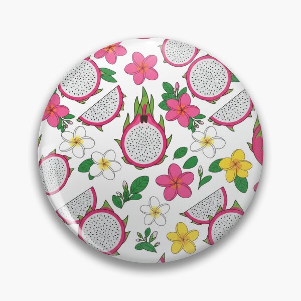 Item preview, Vibrant Dragon Fruit Tropical Floral Pattern designed and sold by Owcomm.