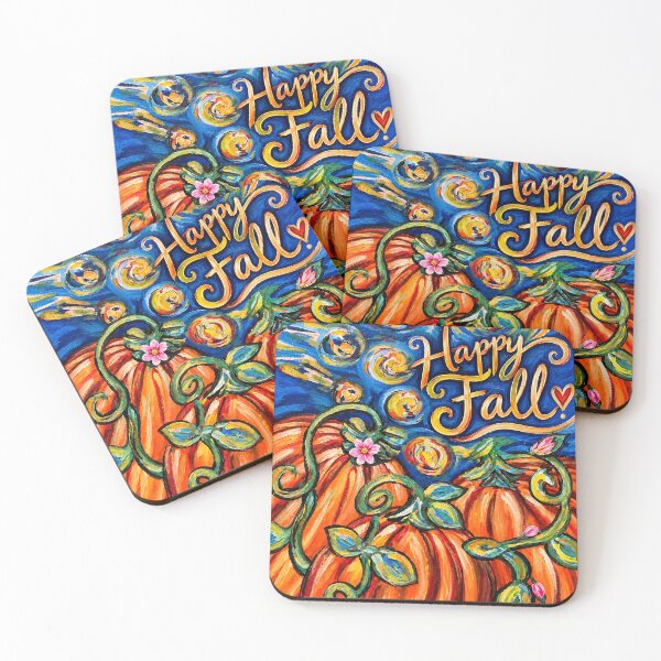 Item preview, Happy Fall  designed and sold by Soulfeast-Art by Kathleen Busch .