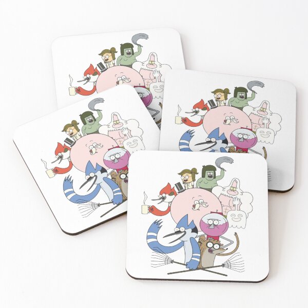 Item preview, Regular Show Full Cast - Retro Cartoon Style  designed and sold by circliqueart.
