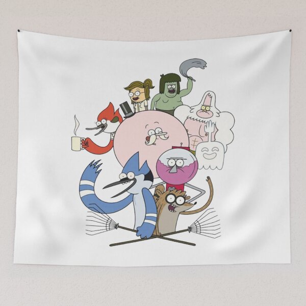 Item preview, Regular Show Full Cast - Retro Cartoon Style  designed and sold by circliqueart.