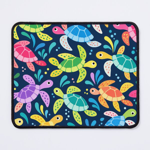 Item preview, Colorful Sea Turtle Pattern – Bright Tropical Ocean Marine Life designed and sold by Timegraf.