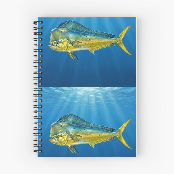 Item preview, Mahi-Mahi Illustration – Saltwater Legends Fishing Art designed and sold by Northbound Trail.
