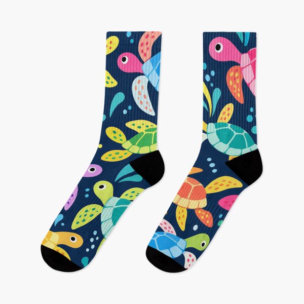 Item preview, Colorful Sea Turtle Pattern – Bright Tropical Ocean Marine Life designed and sold by Timegraf.