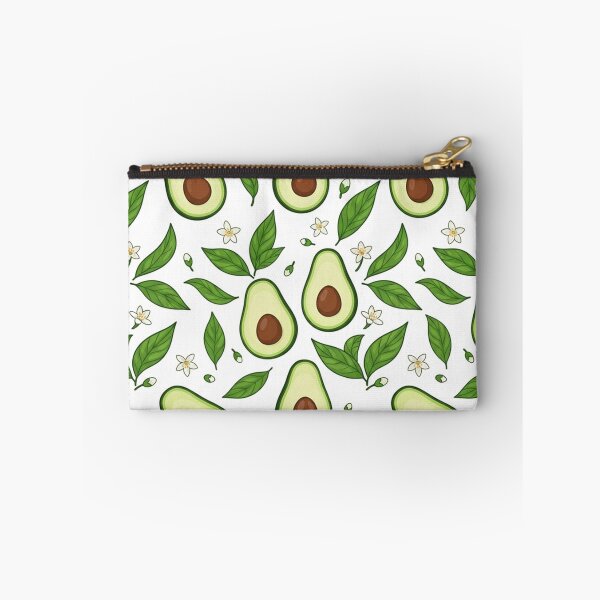 Item preview, Cute Avocado Pattern With Leaves And Flowers    designed and sold by Owcomm.