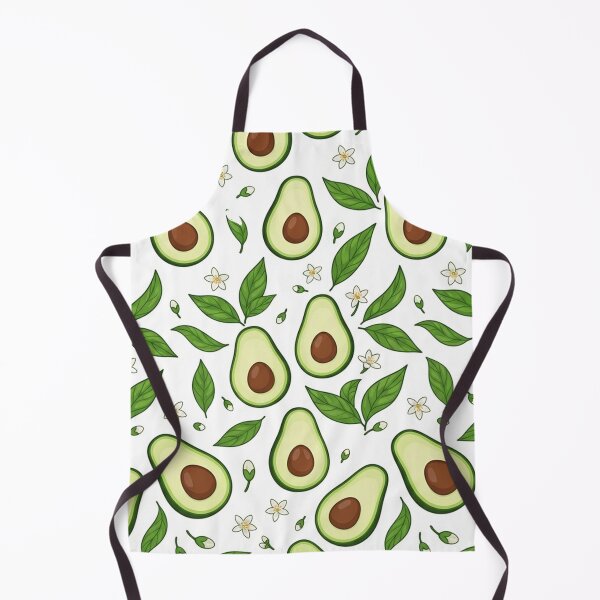 Item preview, Cute Avocado Pattern With Leaves And Flowers    designed and sold by Owcomm.