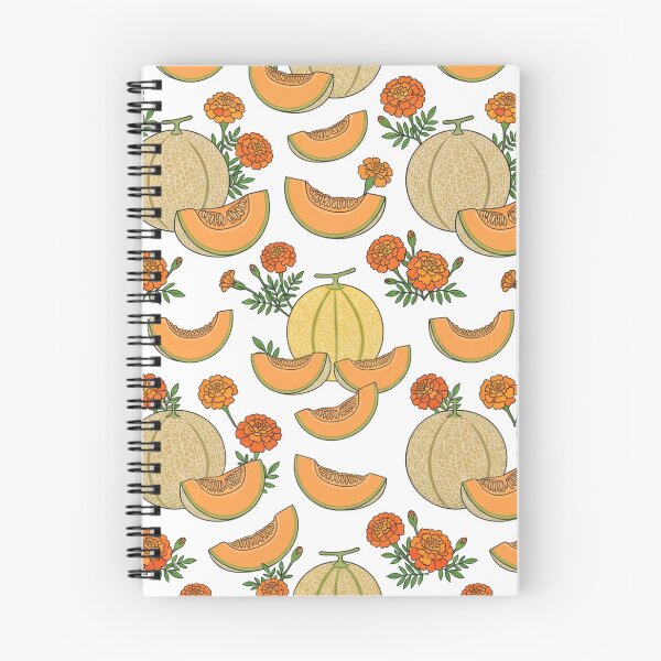 Item preview, Fresh Cantaloupe Melon And Marigold Flowers Pattern designed and sold by Owcomm.
