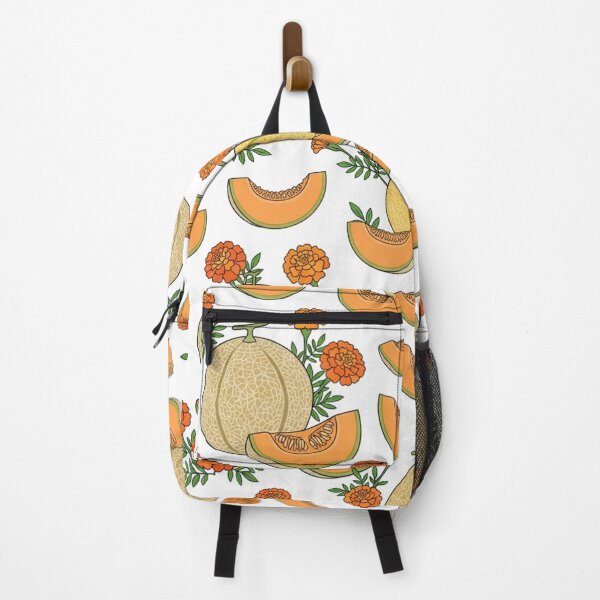 Item preview, Fresh Cantaloupe Melon And Marigold Flowers Pattern    designed and sold by Owcomm.