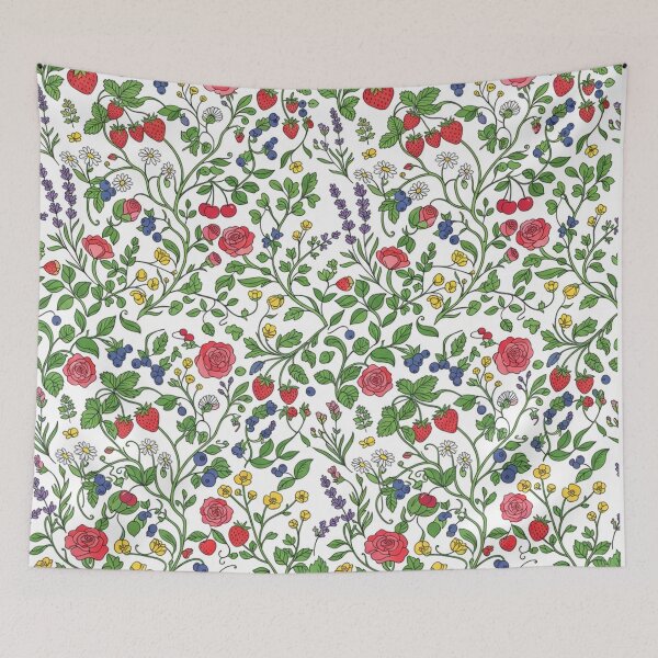 Item preview, Charming Botanical Floral Garden Pattern designed and sold by Owcomm.