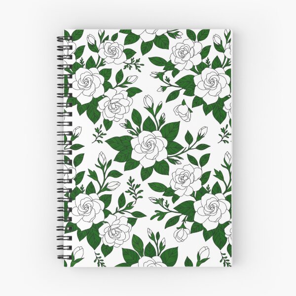 Item preview, Elegant White Roses and Green Leaves Pattern    designed and sold by Owcomm.