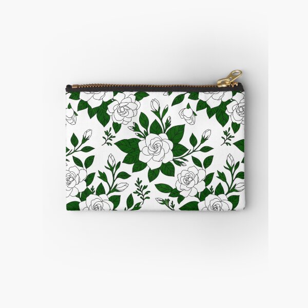 Item preview, Elegant White Roses and Green Leaves Pattern    designed and sold by Owcomm.