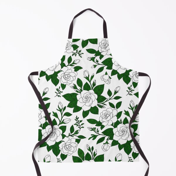 Item preview, Elegant White Roses and Green Leaves Pattern    designed and sold by Owcomm.