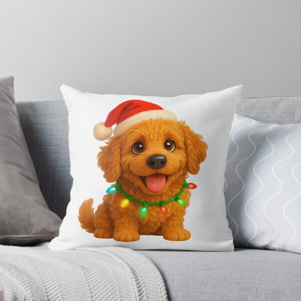 Item preview, Goldendoodle Christmas Lights designed and sold by Sillytoe.