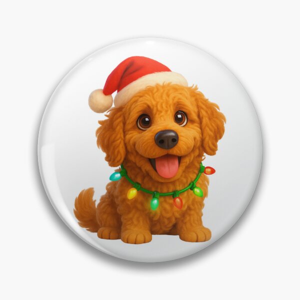 Item preview, Goldendoodle Christmas Lights designed and sold by Sillytoe.