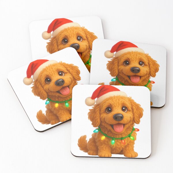 Item preview, Goldendoodle Christmas Lights designed and sold by Sillytoe.