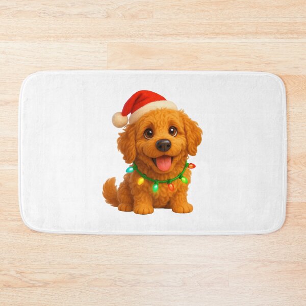 Item preview, Goldendoodle Christmas Lights designed and sold by Sillytoe.