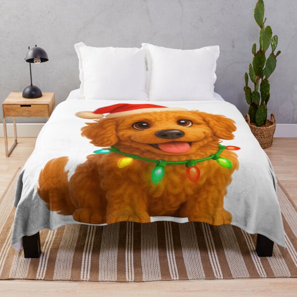 Item preview, Goldendoodle Christmas Lights designed and sold by Sillytoe.