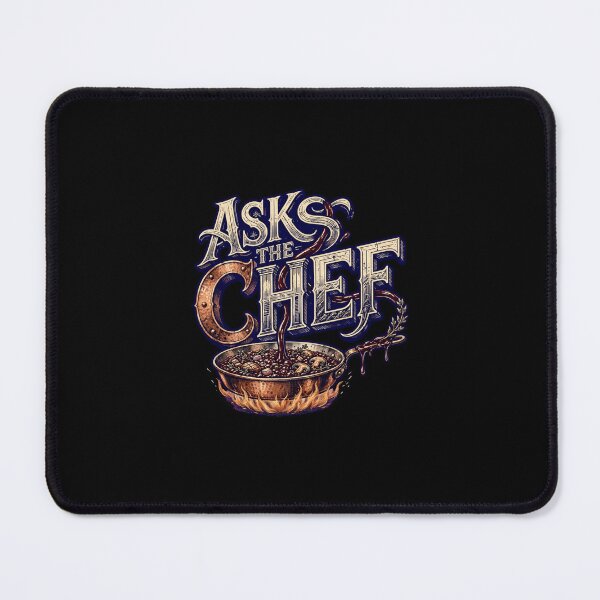 Item preview, Ask the Chef Design, Chef Artwork, Cook Design, Cooking Graphic, Chef Gift, Cook Gift, Culinary Art, Chef Life, Kitchen Design, Professional Chef, Restaurant Kitchen, Food Lover Gift designed and sold by Typologystudios.
