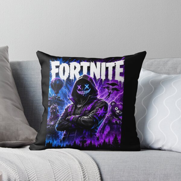 Item preview, Neon Fortnite Gaming Poster  Purple & Blue Battle Royale Street Art Classic designed and sold by EuginaVasquez.