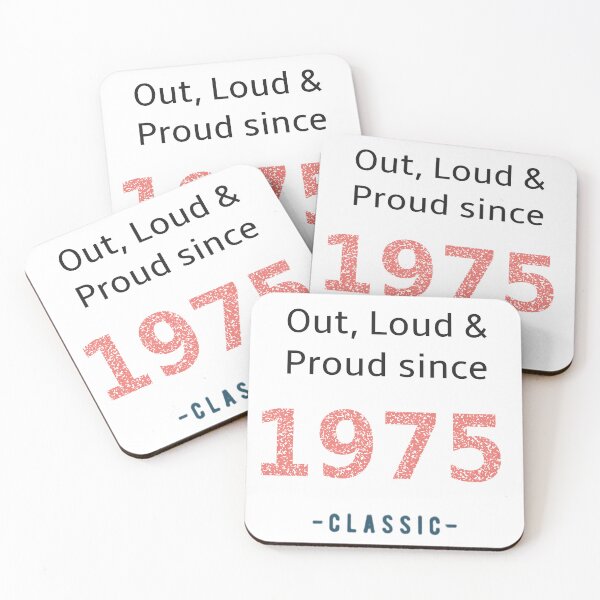 Item preview, Out loud and proud since 1975 designed and sold by RiotGrrlGoods.