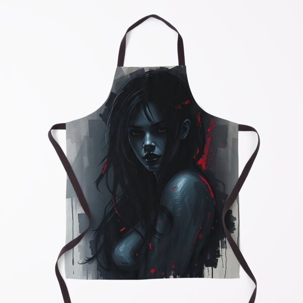 Item preview, Dark Vampire Goddess Portrait - Gothic Nocturnal Witch Art designed and sold by ERODED SELF.