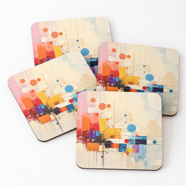 Item preview, Architectural Mid Century Geometric Abstract designed and sold by Vicky Brago-Mitchell®.