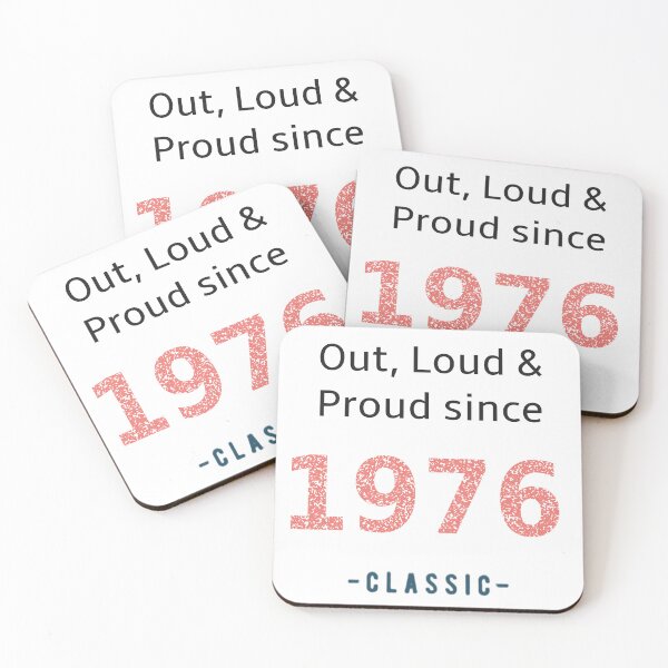 Item preview, Out loud and proud since 1976 designed and sold by RiotGrrlGoods.