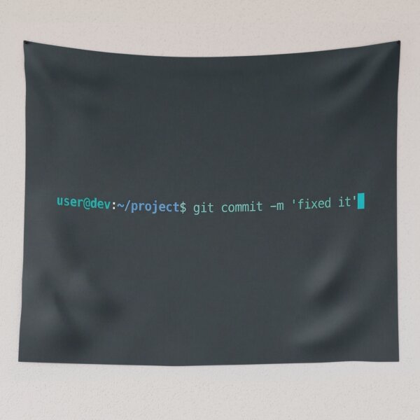 Item preview, Funny Software Developer Git Commit Fixed It designed and sold by Owcomm.