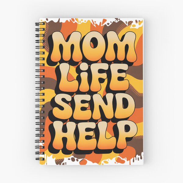 Item preview, "Mom Life Send Help' Funny Motherhood Quote  designed and sold by DEC02.