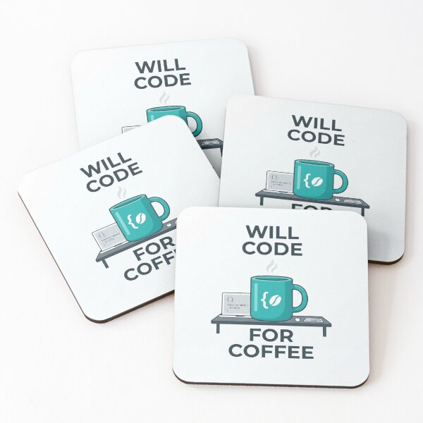 Item preview, Will Code For Coffee Programmer Mug designed and sold by Owcomm.