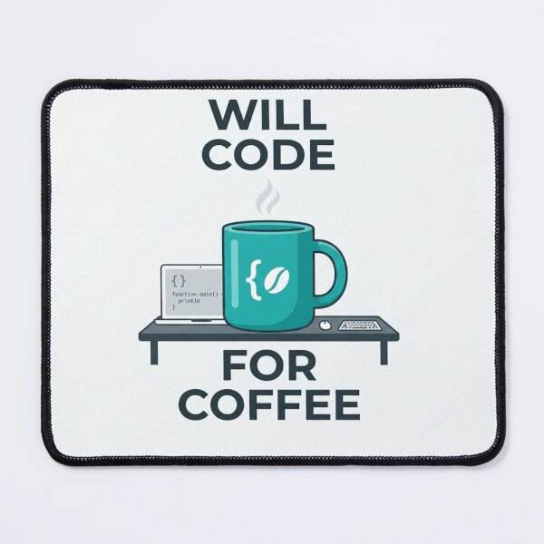 Item preview, Will Code For Coffee Programmer Mug designed and sold by Owcomm.