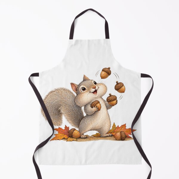 Item preview, Squirrel Juggling Acorns 1A designed and sold by CrumbBumStudio.