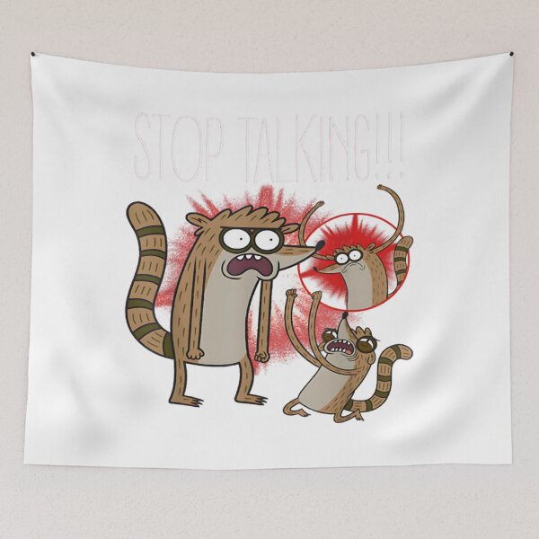 Item preview, Regular Show Rigby Stop Talking designed and sold by circliqueart.