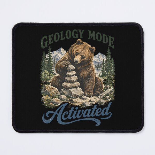 Item preview, Easily Distracted by Rocks Funny Geology Rockhound Gifts designed and sold by LeSoniPapaPrint.