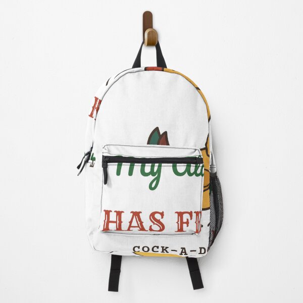 Item preview, My Alarm Clock Has Feathers Funny Rooster designed and sold by HenAndHeller.
