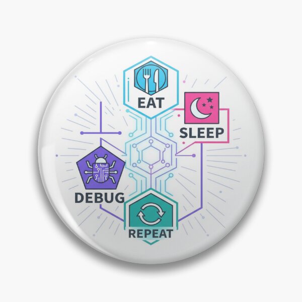 Item preview, Eat Sleep Debug And Repeat Programmer Life    designed and sold by Owcomm.