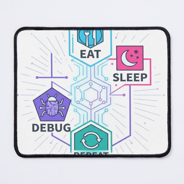 Item preview, Eat Sleep Debug And Repeat Programmer Life designed and sold by Owcomm.
