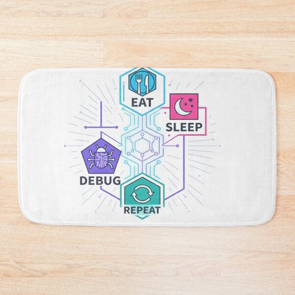 Item preview, Eat Sleep Debug And Repeat Programmer Life    designed and sold by Owcomm.