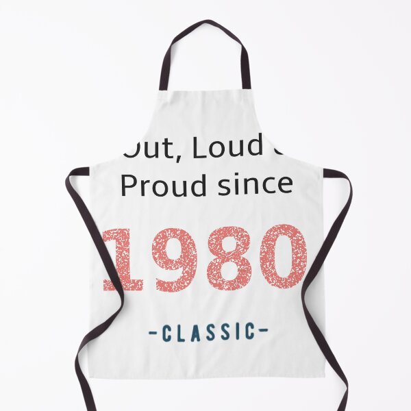 Item preview, Out loud and proud since 1980 designed and sold by RiotGrrlGoods.