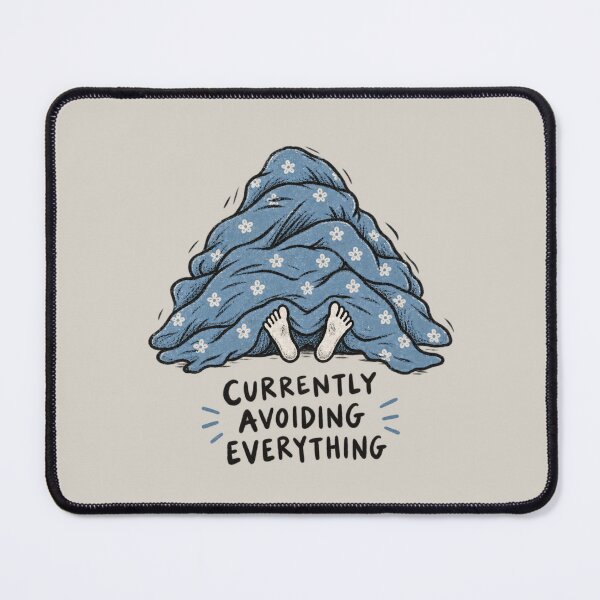 Item preview, Currently Avoiding Everything | Funny Blanket Introvert Adult Humor designed and sold by Moons Studio.
