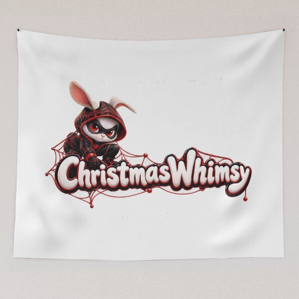 Item preview, ChristmasWhimsy Bunny Christmas Superhero designed and sold by HoMya.