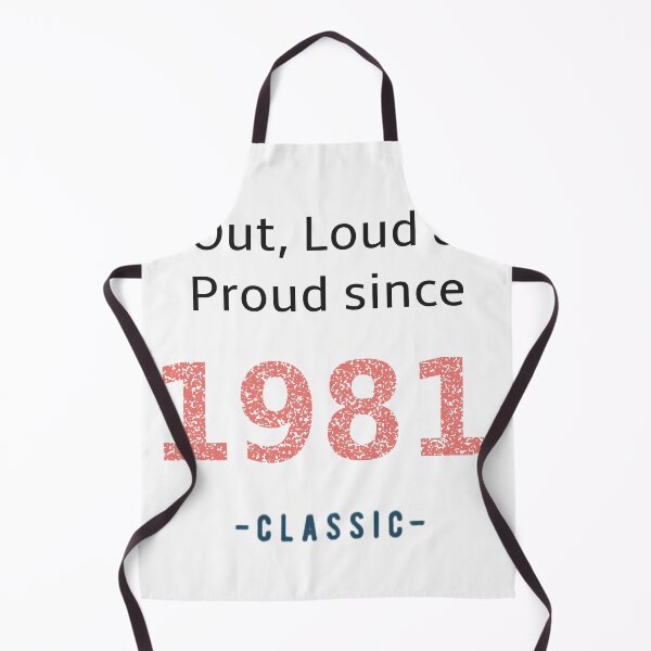 Item preview, Out loud and proud since 1981 designed and sold by RiotGrrlGoods.