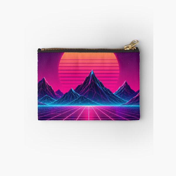 Item preview, Synthwave Retro Sunset Grid Mountain Landscape designed and sold by Owcomm.
